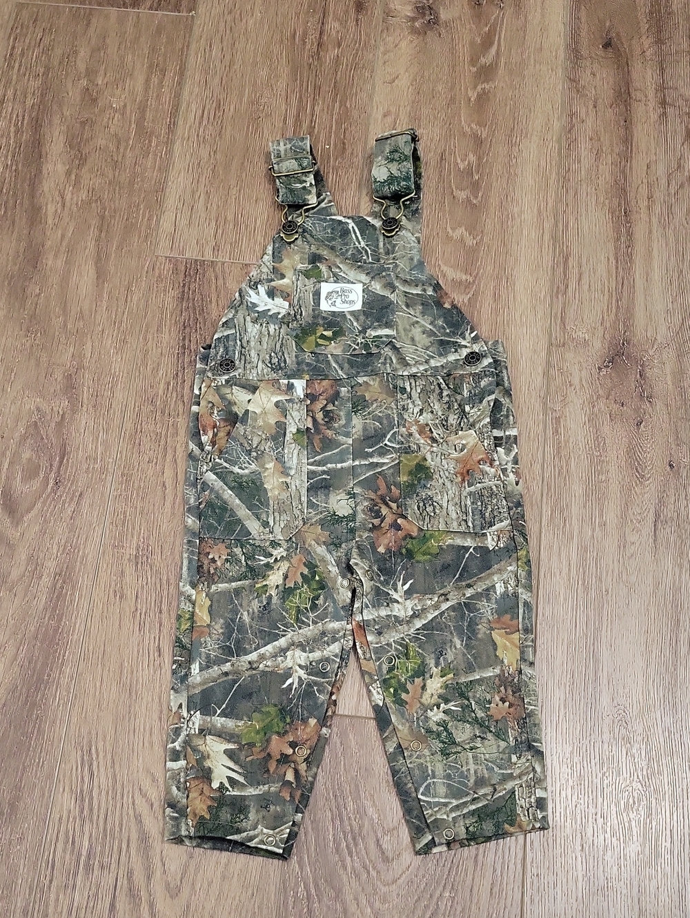Bass Pro Shops Realtree Camo Kids Overalls